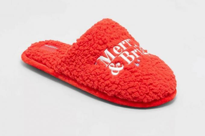 Target Women's Holiday Merry & Bright Scuff Slippers - Wondershopâ¢ Red