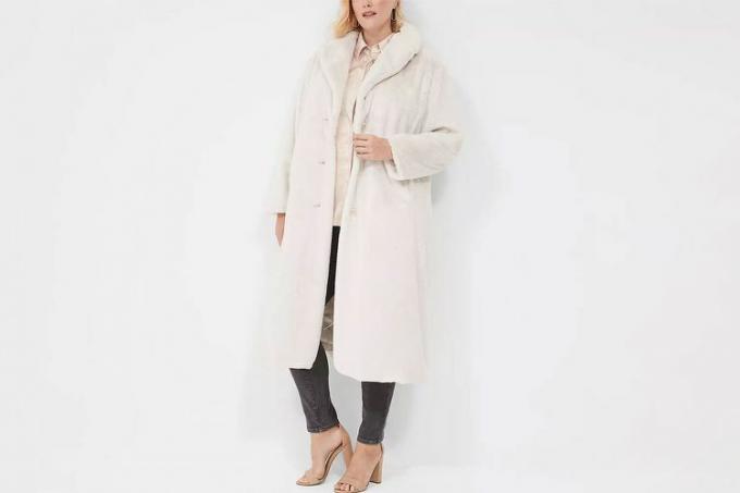 Μακρύ παλτό Lane Bryant Faux-Fur