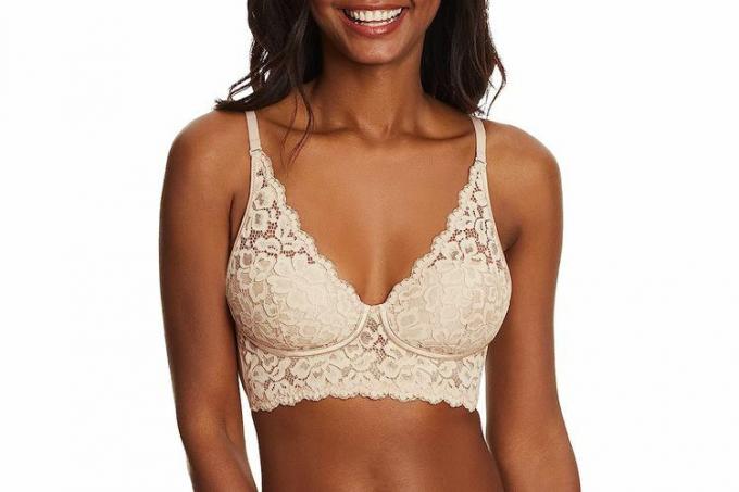 Ασύρματη δαντέλα Longline Bralette γυναικεία Pure Comfort Amazon Maidenform