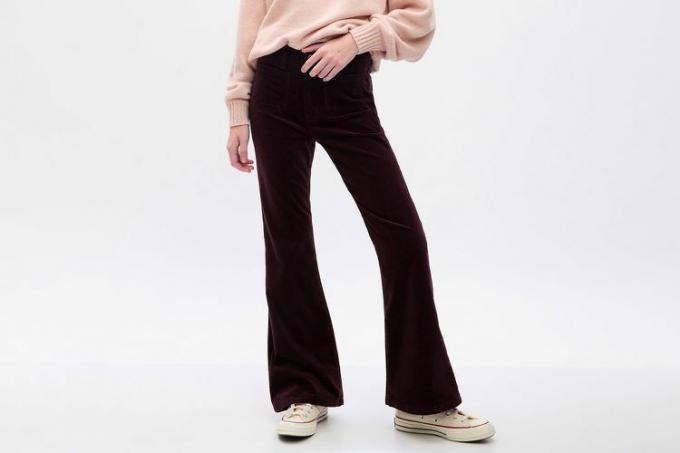 GAP High Rise Velvet Flare Pants της δεκαετίας του '70