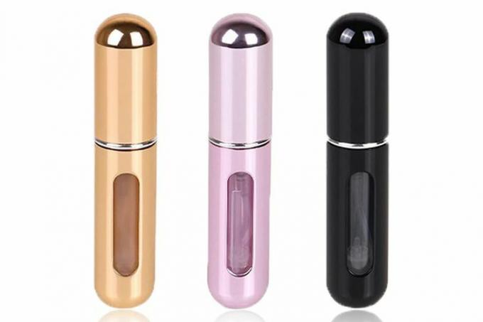 Amazon KAYZON Travel Mini Perfume Refillable Atomizer Container, Portable Perfume Scent Pump Case Fragrance Empty Bottle Spray for Travel and Outgoing (3 Συσκευασία, 5ml) (3 τεμ.)