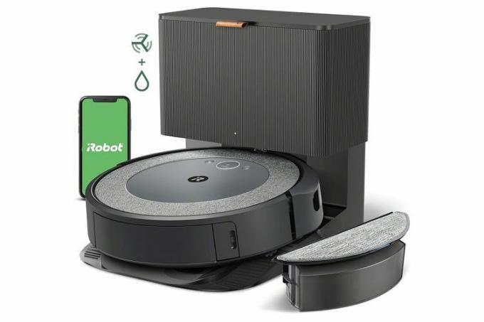 Amazon iRobot Roomba Combo i5+ Αυτο-εκκενώσιμο ρομπότ με ηλεκτρική σκούπα και σφουγγαρίστρα