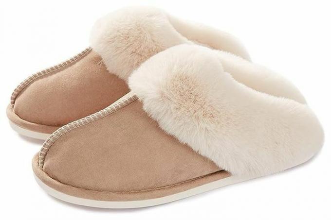 Γυναικεία παντόφλα Amazon Donpapa Memory Foam Fluffy Soft Warm Slip On House Παντόφλες