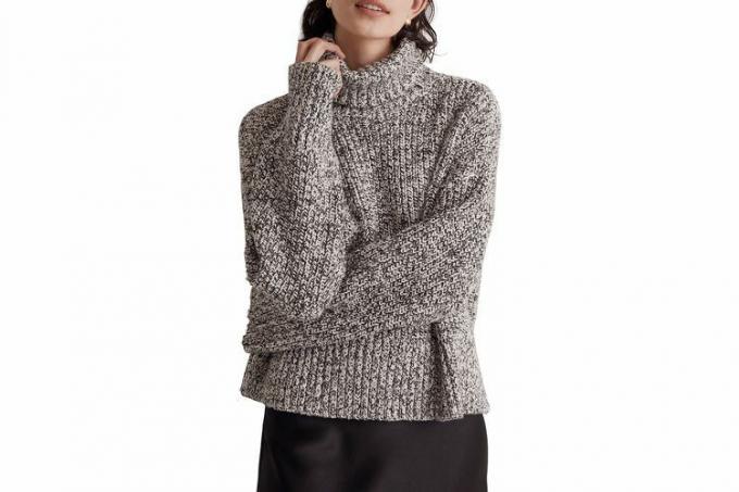 Πουλόβερ Nordstrom Madewell Marl με φαρδύ ζιβάγκο