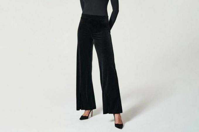 Παντελόνι Spanx Velvet Split Hed Wide Leg Leg