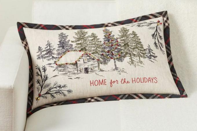 Pottery Barn Home for the Holidays Lumbar Pillow