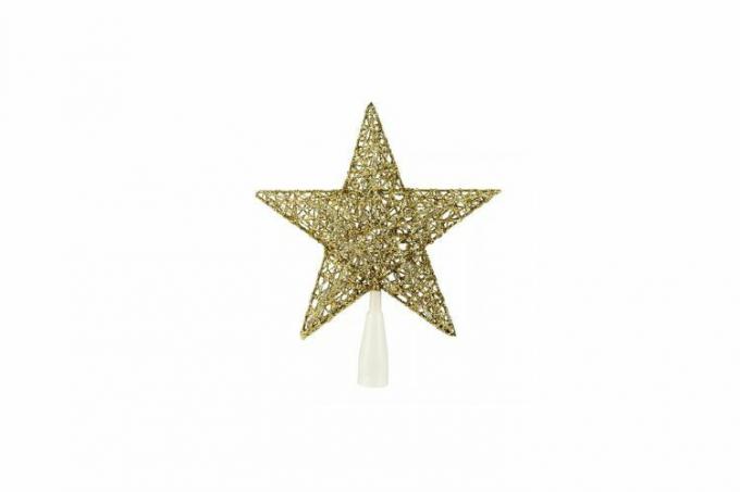 Northlight 10-ιντσών LED Gold Glittered Star Tree Topper